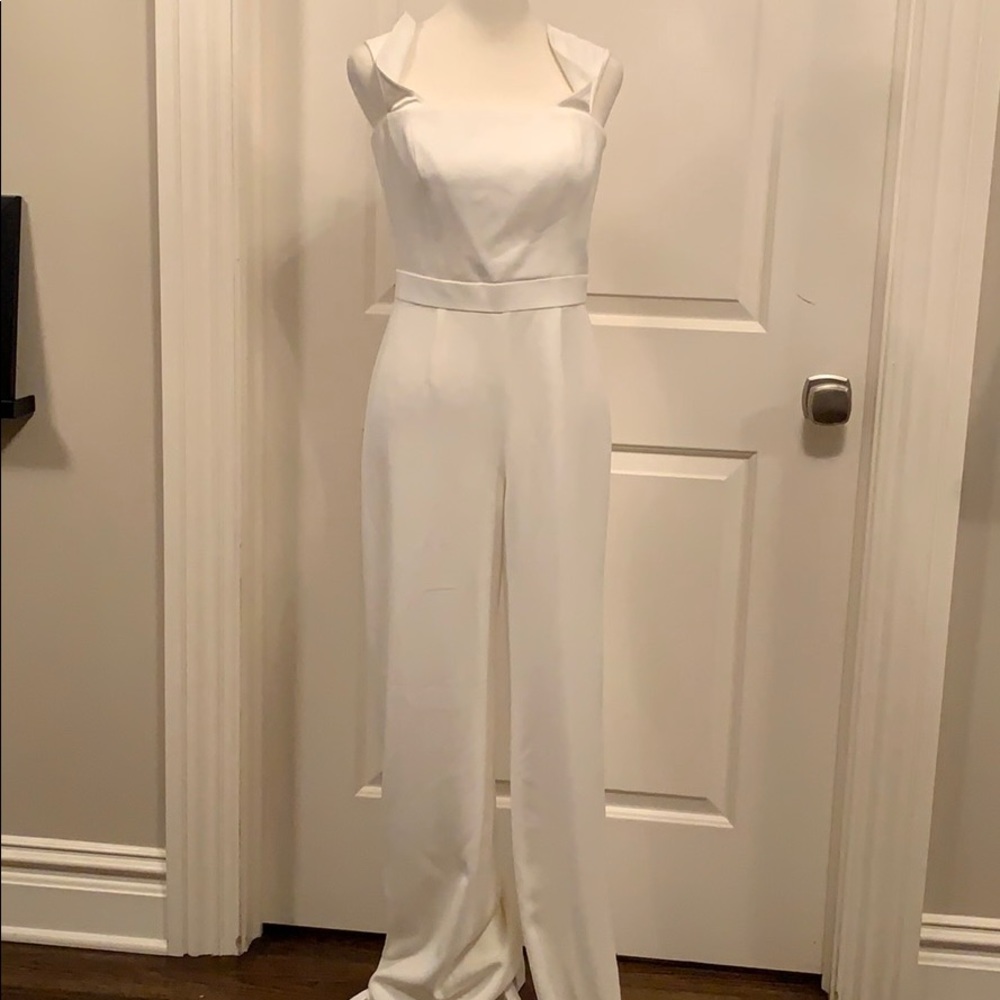 Jay Godfrey Brin off the shoulder jumpsuit